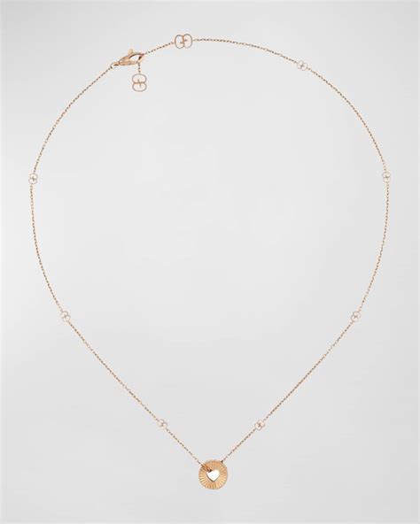 rose gold gucci necklace|authentic Gucci necklace.